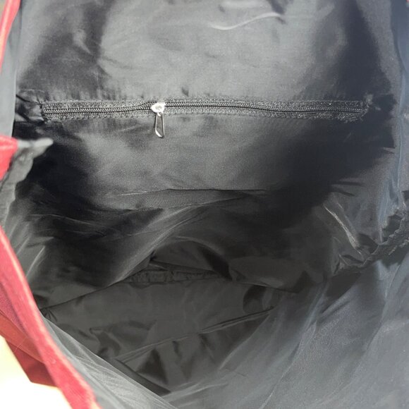 On Cloud Running pomegranate Red Roll-Top Closure Foldable Marketing Backpack - Picture 8 of 10